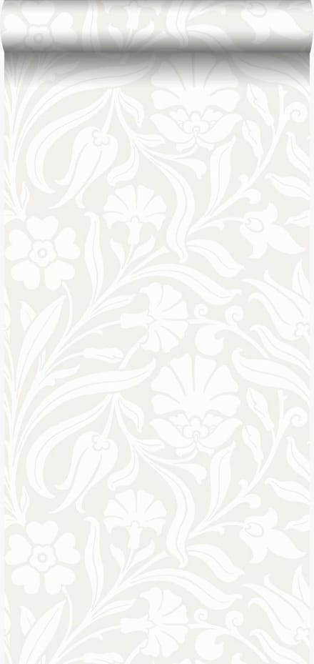 Origin Wallcoverings behang bloemen gebroken wit - 53 cm x 10.05 m - 346635