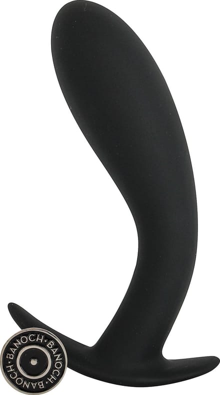 Banoch | Buttplug Booty Black | Zwart siliconen| Ø 3,5cm | 14 cm