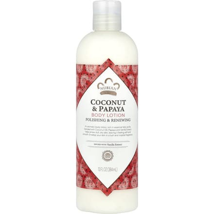 Nubian Heritage, Bodylotion, Kokosnoot & Papaja, 388 ml (384 ml) white