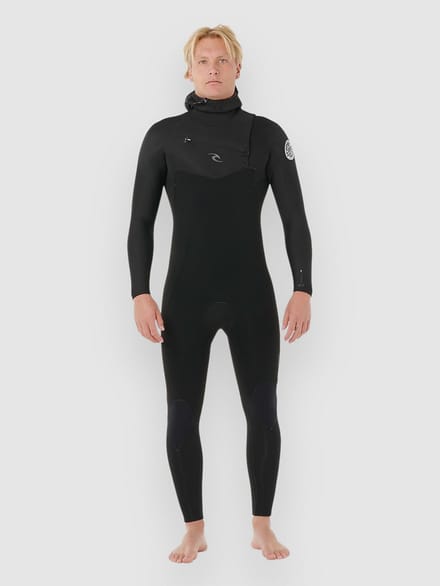 2025 Rip Curl Heren Dawn Patrol 6/4mm Met Capuchon Borst Ritssluiting