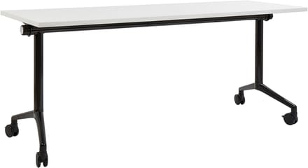 CAVI - Inklapbaar bureau - Wit/Zwart - 180 x 60 cm - Staal