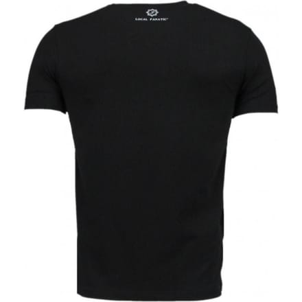 Local Fanatic Respect omerta digital rhinestone t-shirt