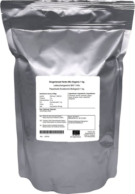 Peperkoek Kruidenmix Kiemarm - 1 Kg - Holyflavours