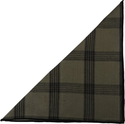 Black Check Servet sage 40x40cm (set of 2)