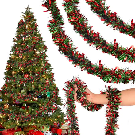 Gouden Metallic Klatergoud Slinger 20 Meter voor Kerstboom Decoratie en Feest