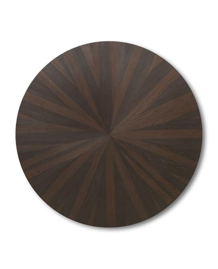 Ferm Living - Post Eettafel 150 x 150 cm - gerookt eiken, geolied - bruin