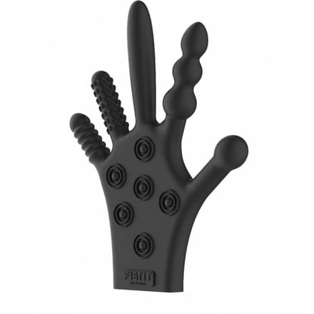 Shots - Fist It Siliconen Stimulatiehandschoen black