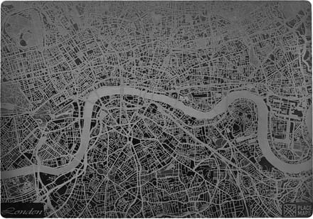 Place Maps Placemat Stadskaart Berlijn - Kunstleer - Champagne - 1 Stuk