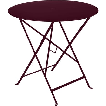 Fermob BISTRO klaptafel rond - B9 zwarte kers - Ø 77 cm