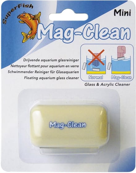SuperFish Mag Clean - Aquarium - Glasreiniger - Drijvend - Mini
