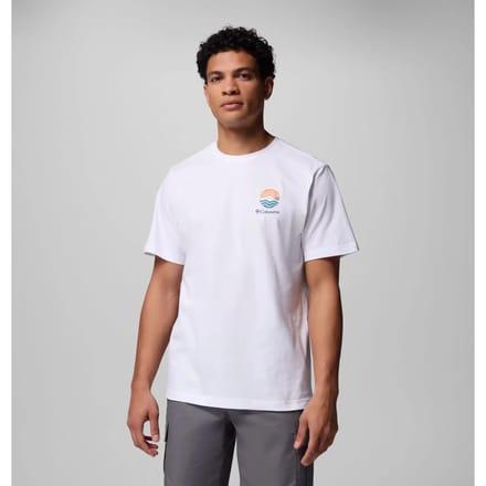 Columbia Kettle River Outdoor Tee, Mannen, Wit, T-shirt, maat: M