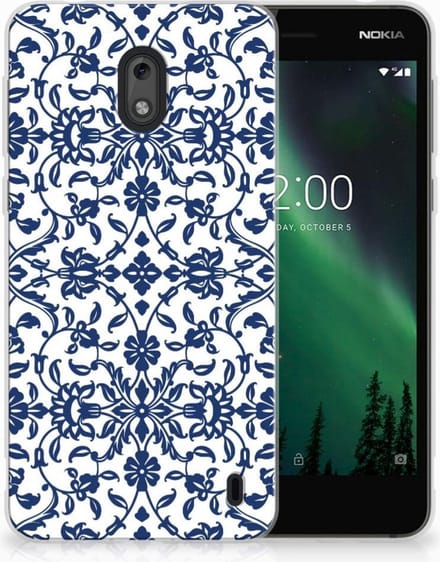 Nokia 2 TPU Case Flower Blue