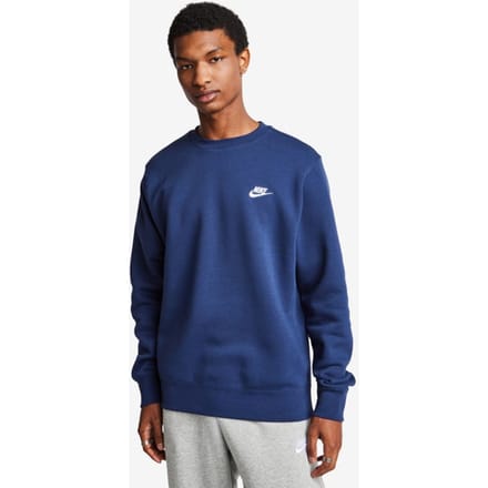 Nike Club Sweatshirts Heren - Navy - Maat S