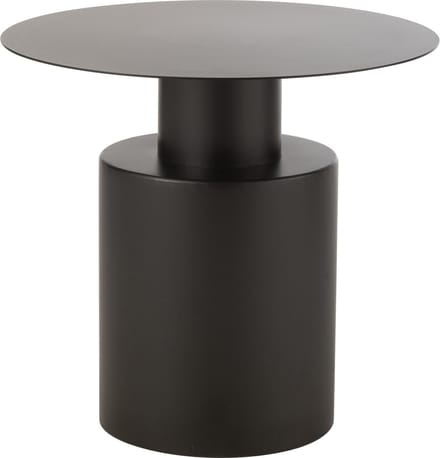 J-Line bijzettafel Rond - metaal - zwart