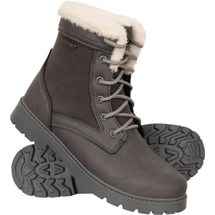 Mountain Warehouse Dames/Dames Thermische Waterdichte Enkellaarzen (Houtskool)