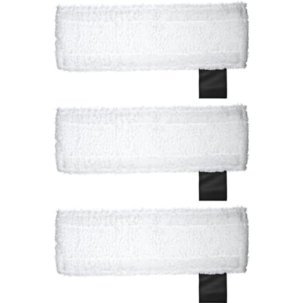 Ensemble de tampons de nettoyage de remplacement pour Karcher SC2/ SC3/ SC4/ SC5, accessoires de nettoyage 3 Mopping Pads black