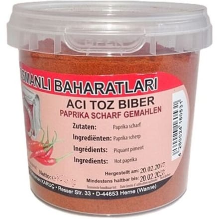 Osmanli hete gemalen rode peper 480 g