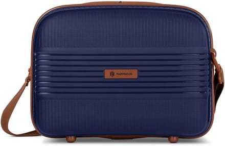 Farmhood Straw Edition 02 Beautycase 34 cm - 12 L - Ritssluiting - navy