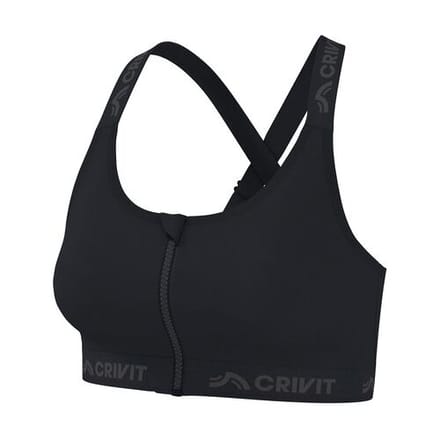 CRIVIT Dames sport-bh (Zwart, XS (32/34))