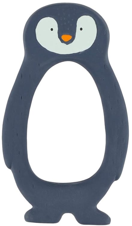 Natuurlijk rubber grijpspeeltje - Mr. Penguin