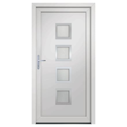 vidaXL Voordeur 88x200 cm PVC wit