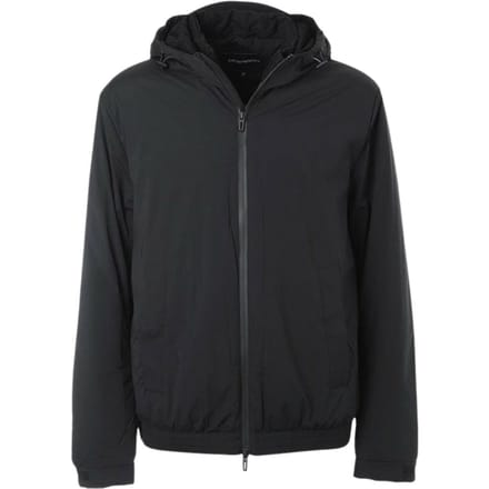 Emporio Armani Heren Jas met capuchon van polyamide (Zwart)