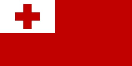 Vlag Tonga 30x45cm