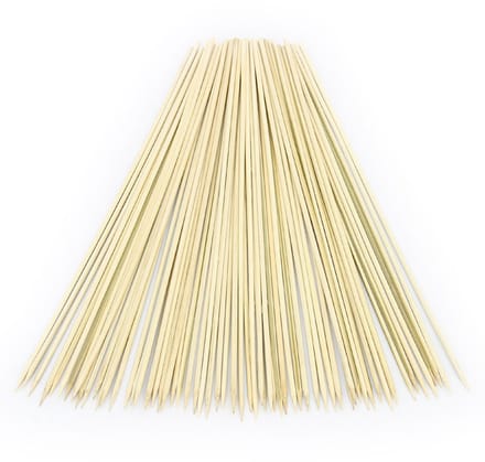 Houten suikerspin stokjes - naturel - 30 cm - 300 stuks