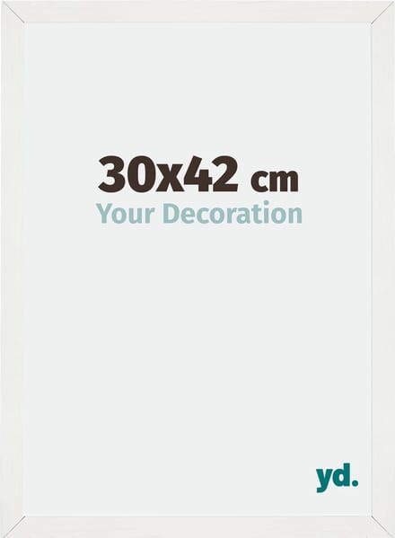 Your Decoration - Fotolijst 30x42 cm - MDF - Wit Geveegd - Mura