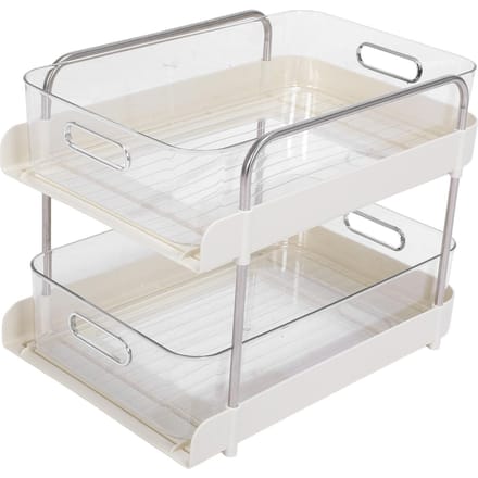Opbergrek Organizer Multifunctioneel Cosmetica Snacks Display Opbergrek voor Keuken white