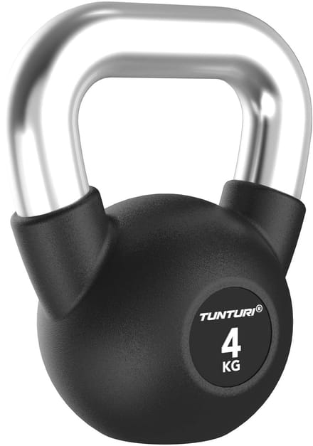 Tunturi Platinum Rubber Kettlebell - 4kg