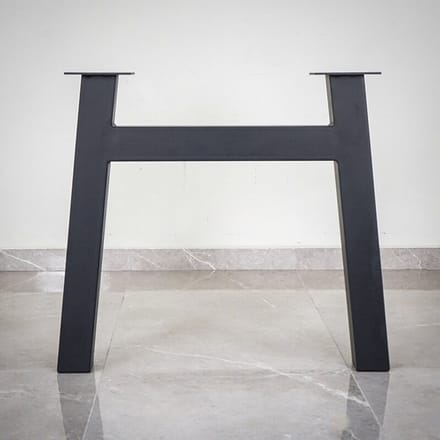 Seart Group - Tafelpoot Staal - 79x71 cm - Zwart - Modern Industrieel
