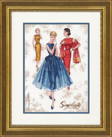 Dimensions Simplicity Vintage - Borduurpakket - 23 x 30 - DIY pakket volwassenen