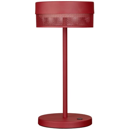 HELL LED tafellamp Mesh oplaadbare batterij, hoogte 30 cm, Indisch rood