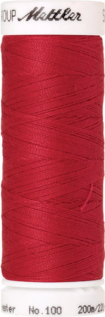Amann Mettler Seralon Naaigaren – Geranium (1391) – 200 m – No. 100 – 100% Polyester – Per Stuk