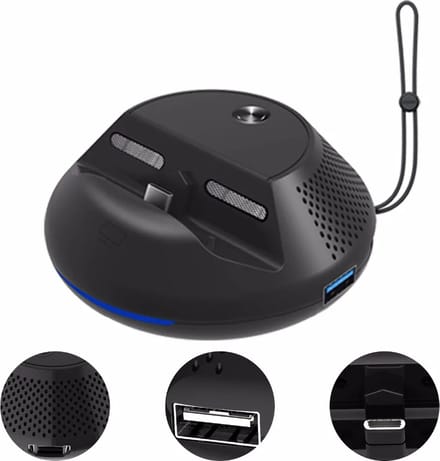 DrPhone SwitchMate – Dockingstation Geschikt Voor N-Switch – Met Ingebouwde Koeling – USB 3.0 Poort – HDMI/Type-C/USB – Zwart