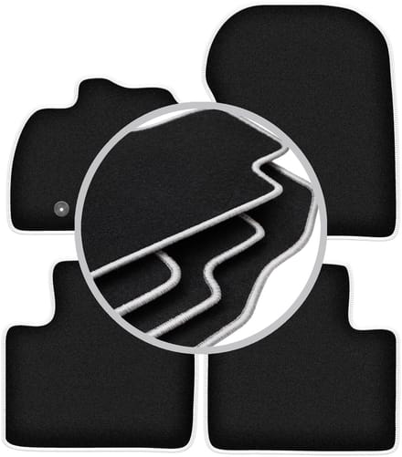 CARLUX-SILVER automatten voor: Renault Zoe hatchback (2013-)