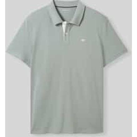 Regular fit poloshirt van katoen- en viscosemix