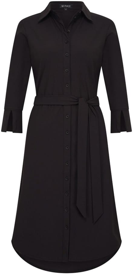 MI PIACE - Travel Jurk Uni Black 2092 - Maat : XL