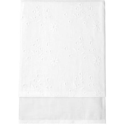 Prénatal ledikantlaken broderie White unisex