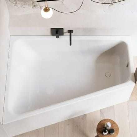 Bette Space L corner bath 170 x 130 cm installation corner left, 1132-000