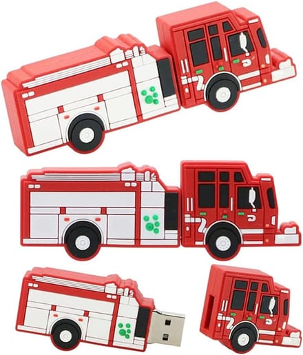 USB Stick - Geheugenstick Data - Bestanden Opslaan - Uniek Vormgegeven - 32GB - Rood
