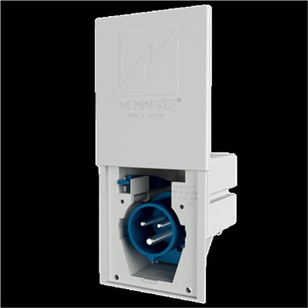 Mennekes - Stopcontact man inbouw 2P+A 16A 220V - M8001