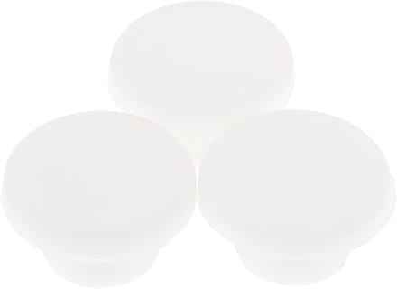 Afvoer Stopper - Vriezer Plug - Voorkom Verstoppingen - Universele Pasvorm - 3 Stuks - Wit