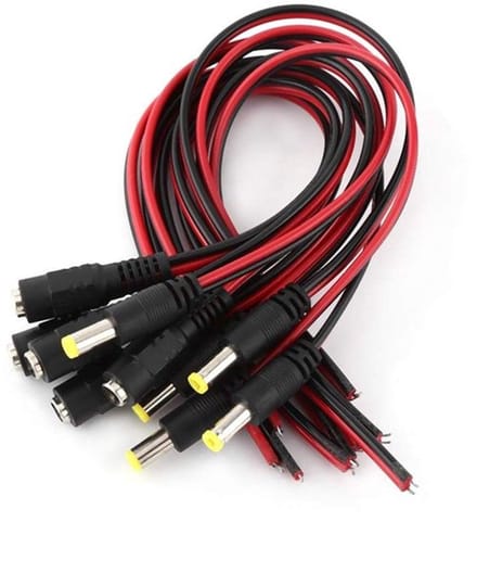 Dailygoody - Dc Pigtail Kabel - Beveiligingscamera - 12V Aansluiting
