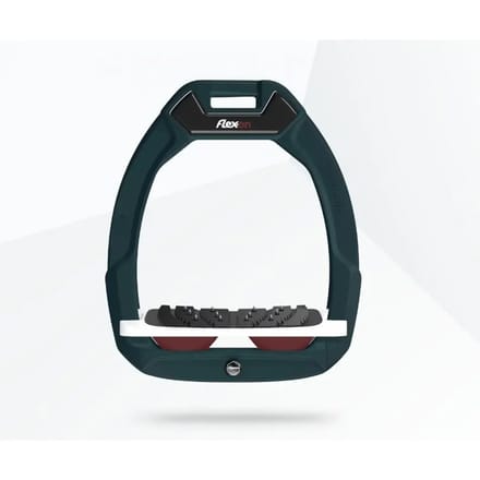 Veiligheidsstijgbeugels Ultra Grip Hellend Groen/Wit/Bordeaux Flex-On Safe-On