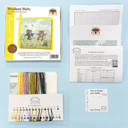 Bothy Threads borduurpakket woodland dance XSS30 telpatroon