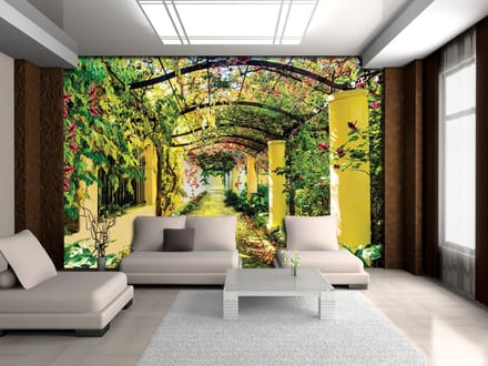 Poster | Geel , Groen | 104 x 70,5 cm