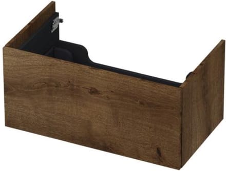 INK - Onderkast 1 Lade Push 2 Open Bestaande Uit - 800x450x376 Mm - Chocolate Fineer