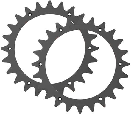 Verbeterde Tractie Spikes voor Worx Landroid Maaier - Zwart